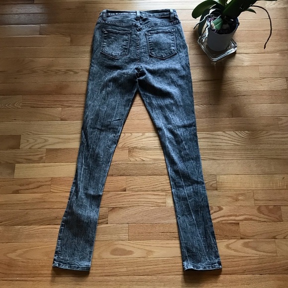 ♦️ Sz 9 | by Windsor | Black Ripped Super Skinny Bleu Jeans 🔥 - Picture 6 of 10